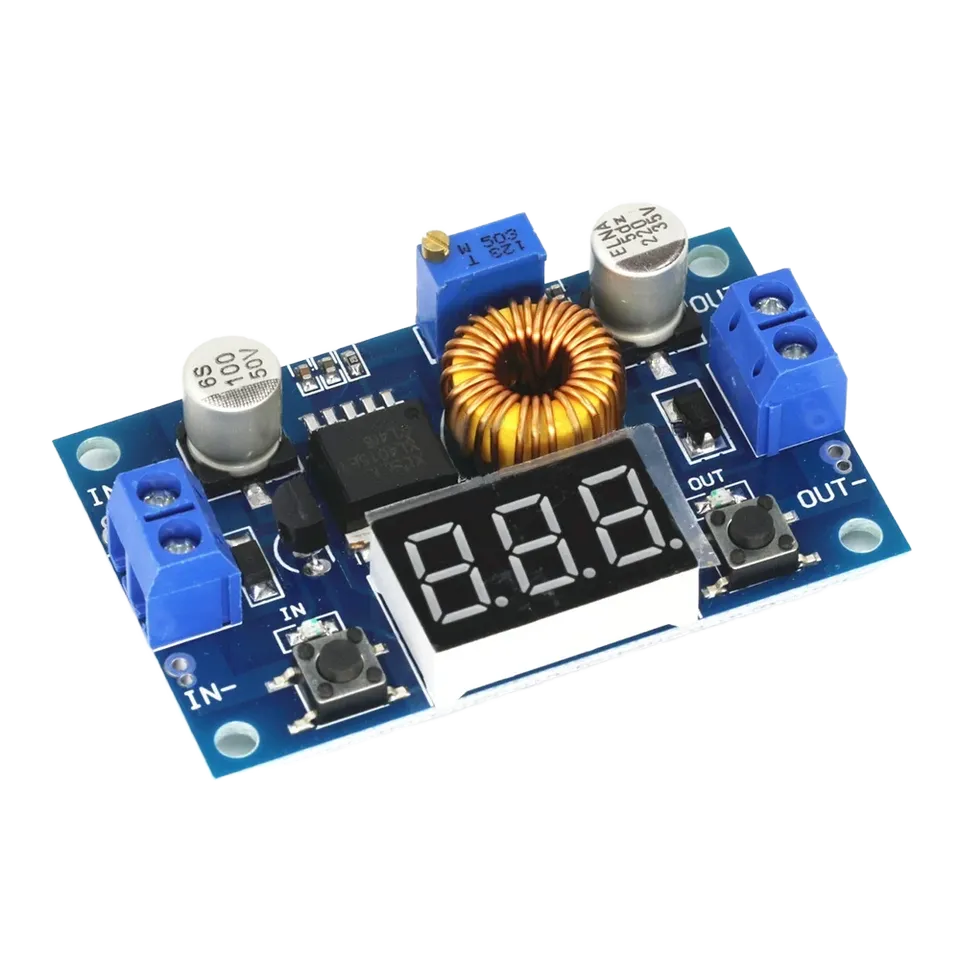 XL4015 5A 75W DC-DC Buck Converter CC/CV Module with LED Voltmeter
