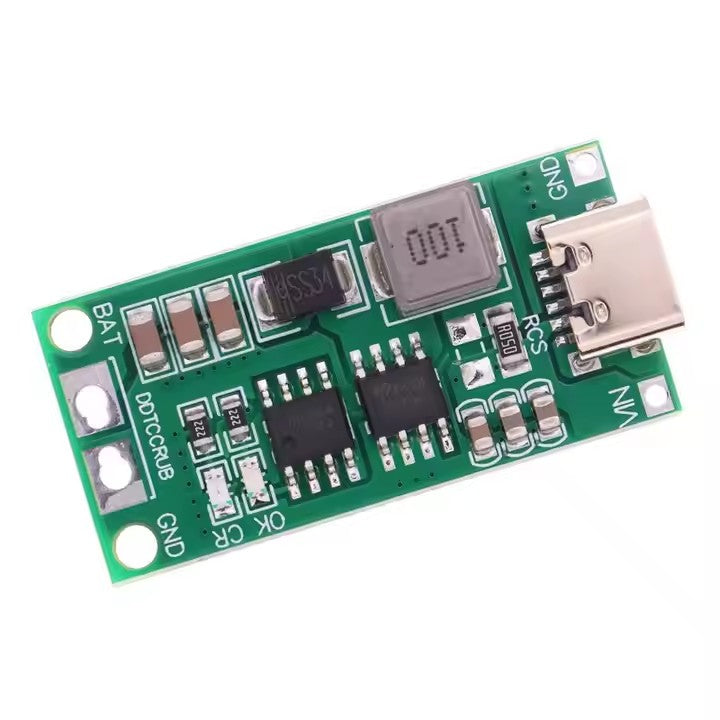2S 18650 Li-ion battery charger 1A Type-C USB boost charging board DC3-5V