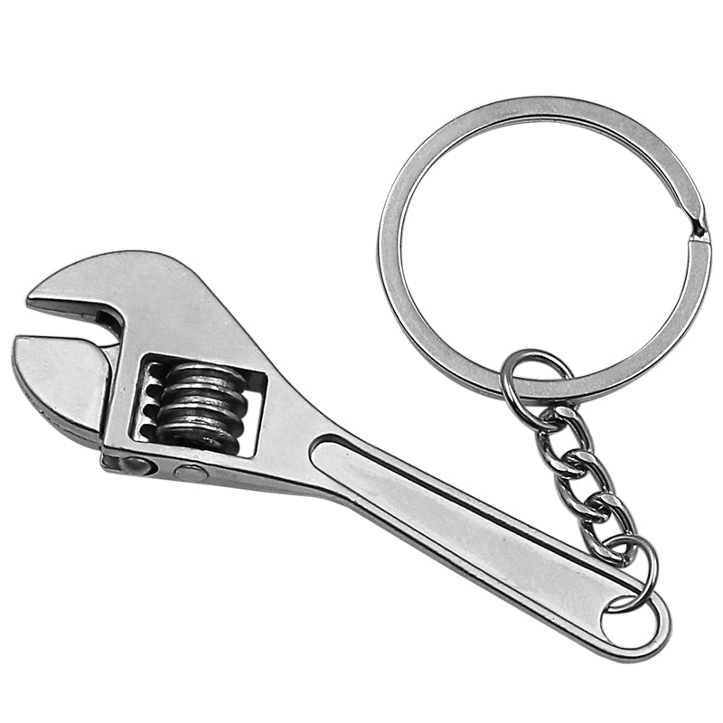 Mini Adjustable Wrench Keychain – Portable Universal Spanner for Bicycle & Car Repair