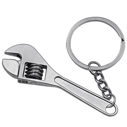 Mini Adjustable Wrench Keychain – Portable Universal Spanner for Bicycle & Car Repair