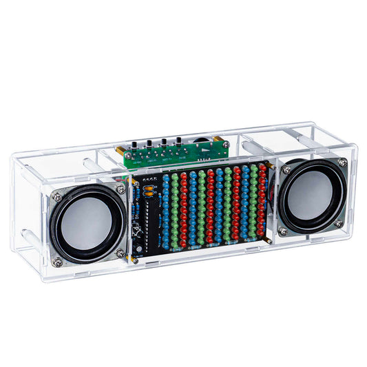 DIY Bluetooth Speaker Soldering Kit with Spectrum Display –  Electronics Learning Project