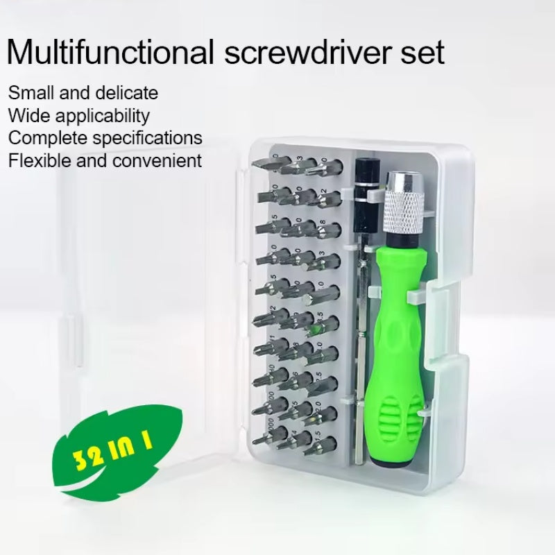 32-in-1 Precision Magnetic Screwdriver Set with Flexible Extension Shaft