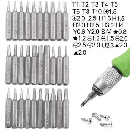 32-in-1 Precision Magnetic Screwdriver Set with Flexible Extension Shaft