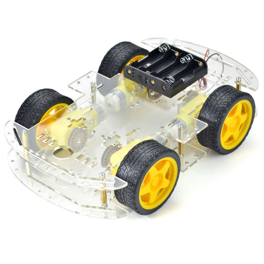 4WD Robot Car Chassis Kit with Speed Encoder