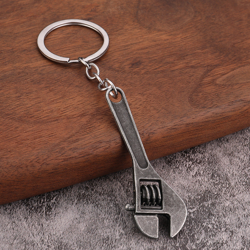 Mini Adjustable Wrench Keychain – Portable Universal Spanner for Bicycle & Car Repair
