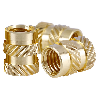 Brass Heat Set Threaded Inserts (10 pcs)