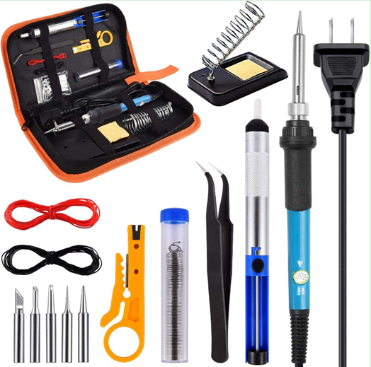 60W Adjustable Temperature Soldering Iron Kit